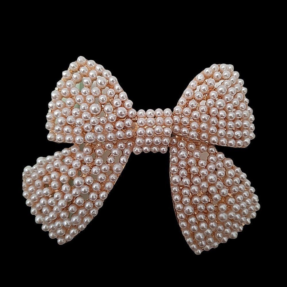 Hair Pin Pearls Bow top quality plus Ipsy drawstring bag - Picture 4 of 7